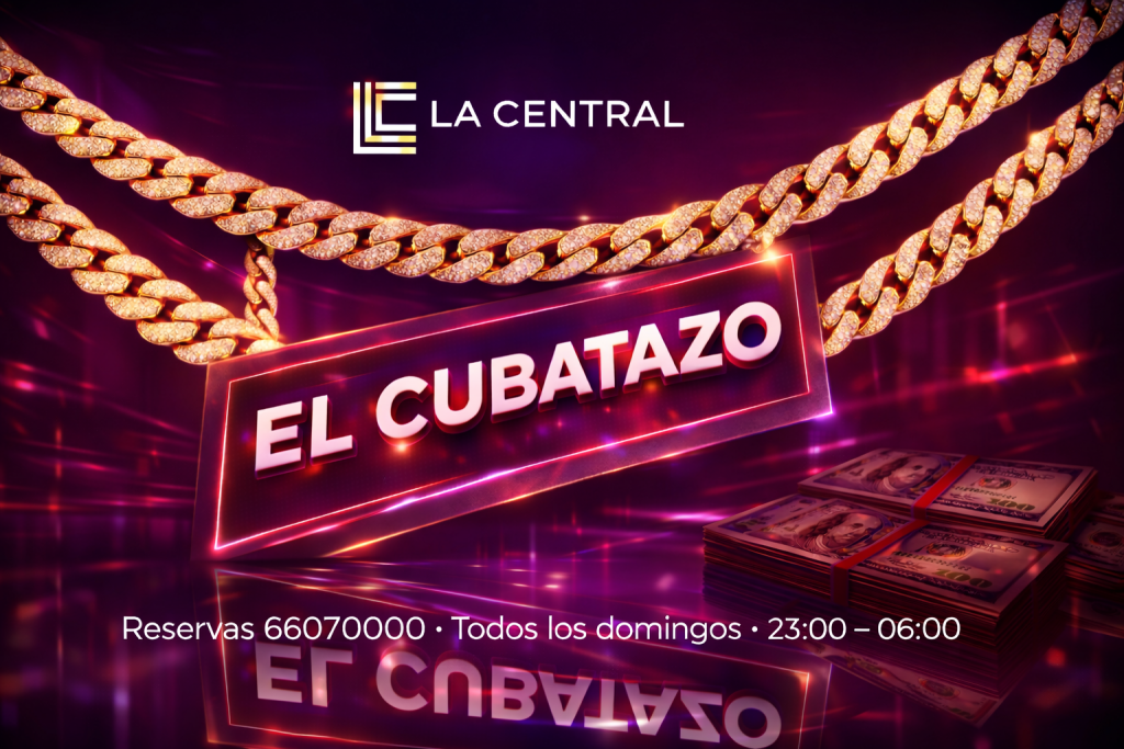 El Cubatzo en La Central, noche cubana en Tenerife con música sudamericana y urbano, cocktails y ambiente auténtico.