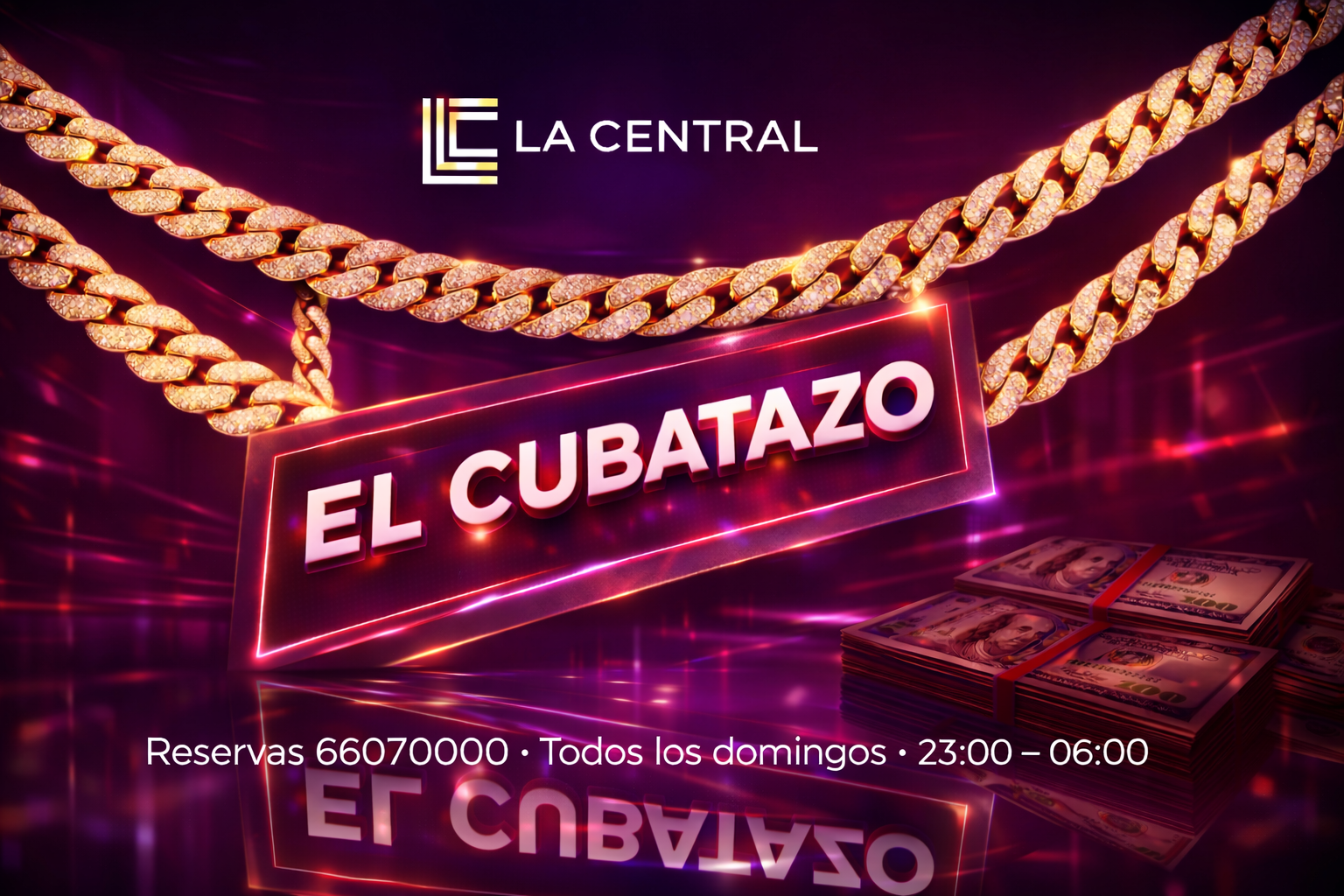 El Cubatzo en La Central, noche cubana en Tenerife con música sudamericana y urbano, cocktails y ambiente auténtico.