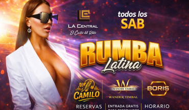 RUMBA LATINA fiesta latina en La Central, Tenerife South, con música y baile cada sábado.